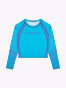 MANTO women rashguard Peacefull violence - blue